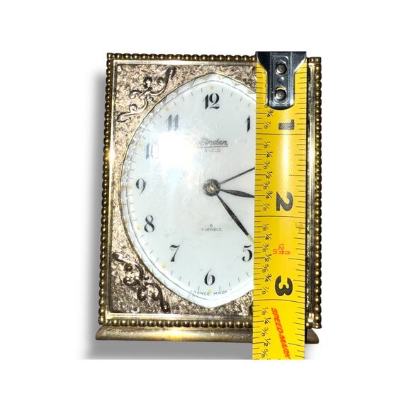 Vintage Linden Guild Wind-Up Alarm Clock - Picture 2 of 4